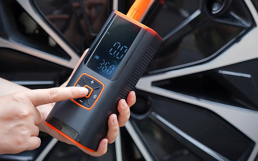 Tire Air Pump, A Solid Backing for Driving Safety